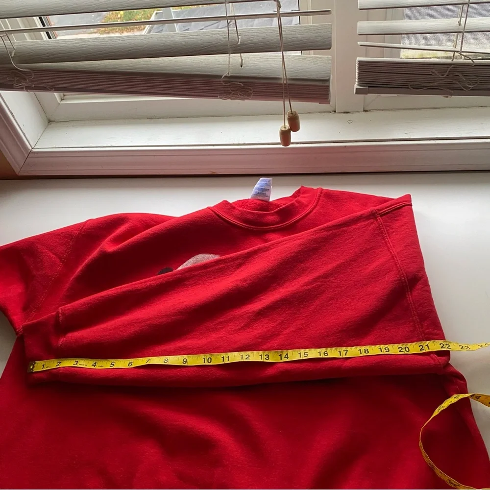 Gilden Toronto Zoo Panda Sweatshirt Adult XL Red Fandom Kawaii Animal Print - Picture 12 of 15